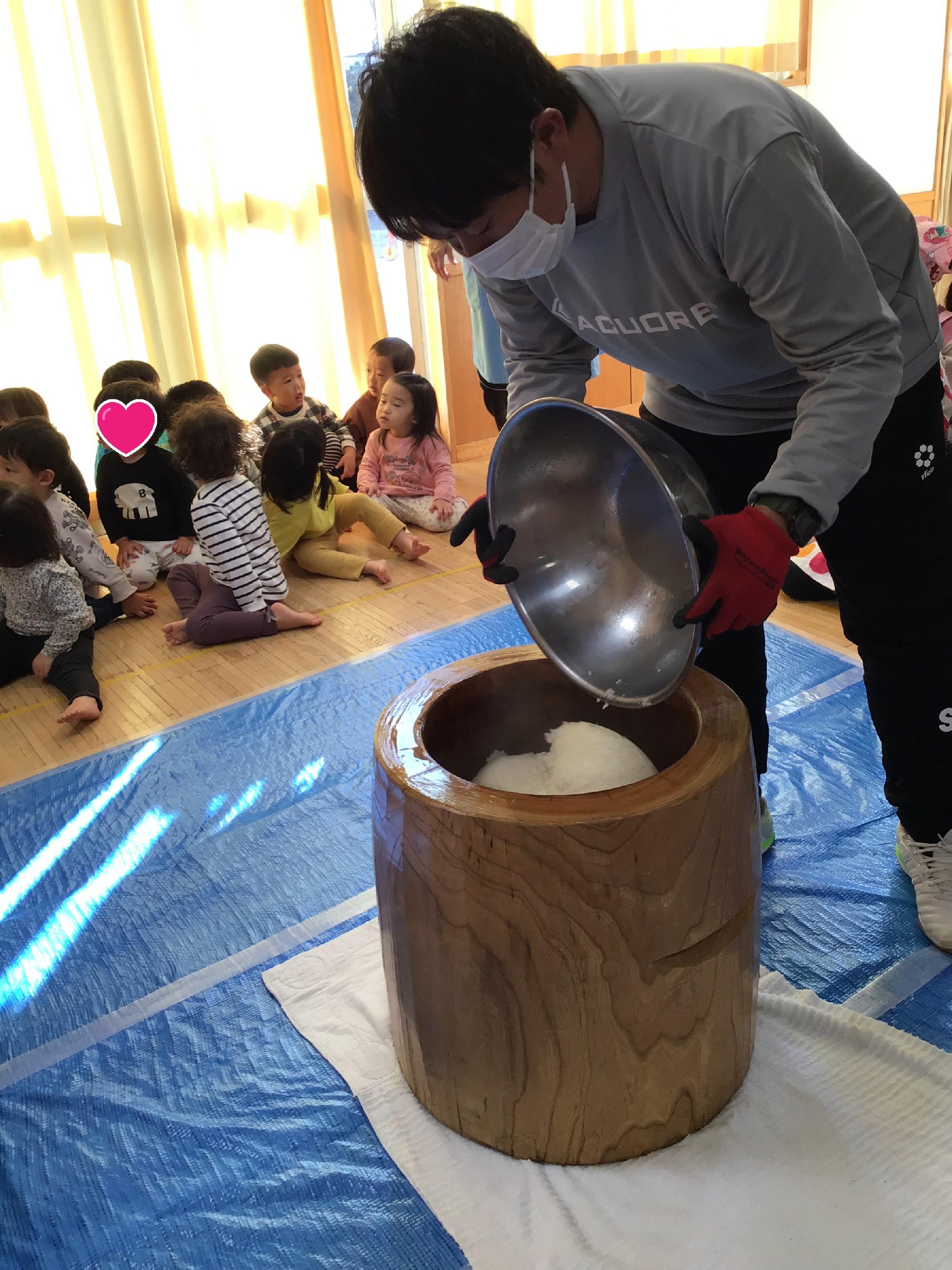 お餅つき会